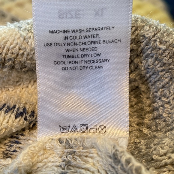 LIRA Baja Pina Striped‎ Hooded Poncho Sweater Size XL - Picture 11 of 11